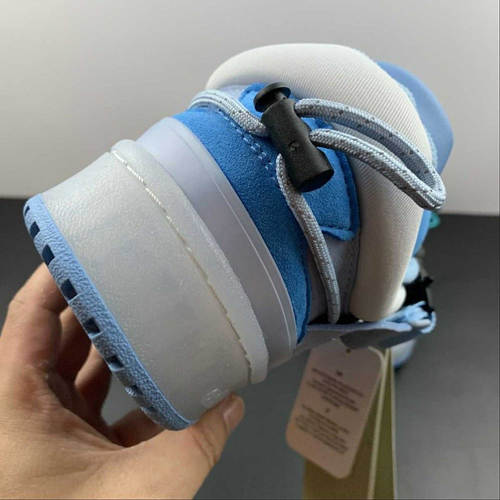 adidas Forum Buckle Low Bad Bunny Blue Tint Mens Sneakers - Picture 13 of 15